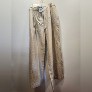 NWT J. Mclaughlin wide leg linen trousers